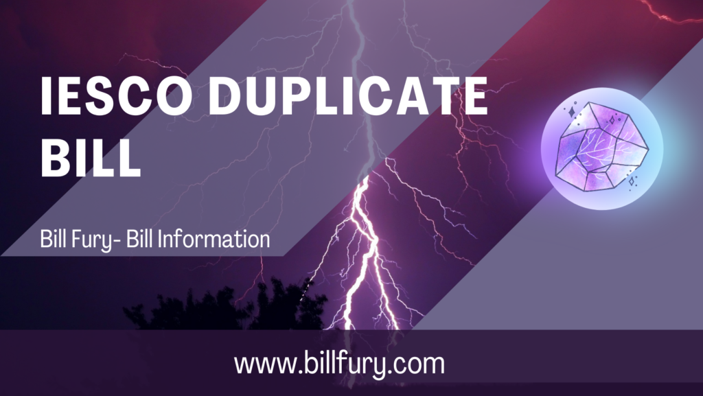 Iesco Duplicate Bill