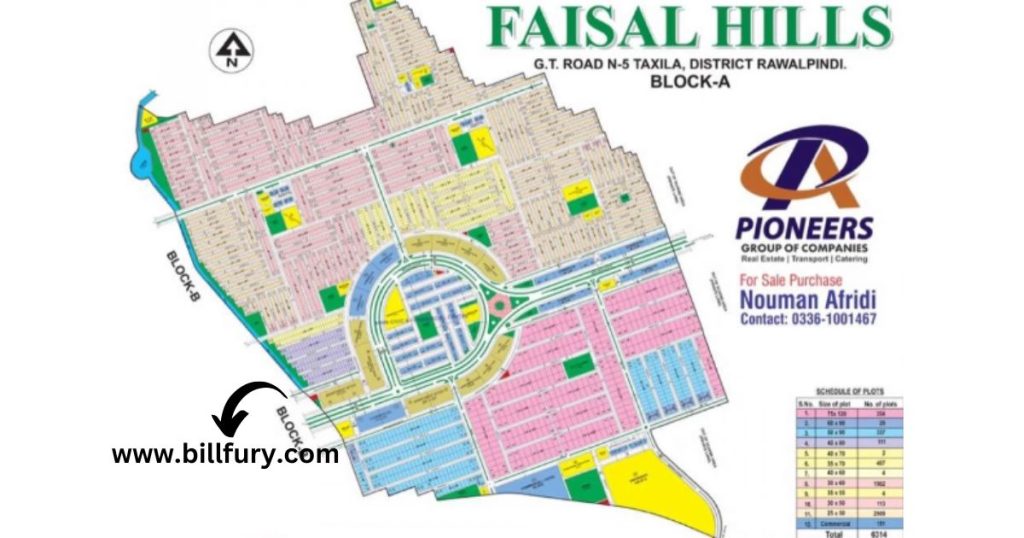 Faisal Hills Map