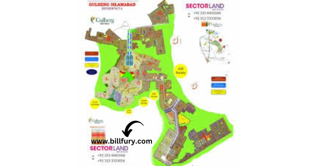 Gulberg Residencia Map