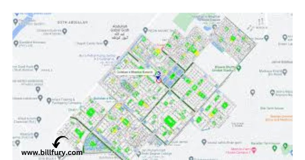 Gulshan e Maymar Map